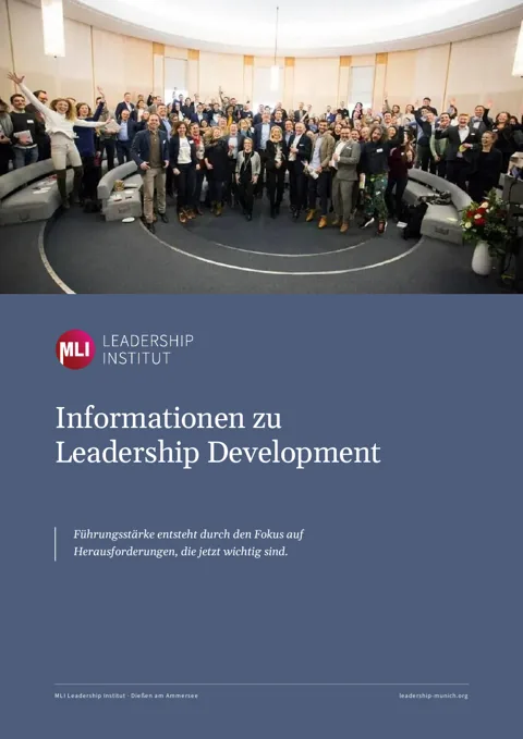 Cover der Broschüre Leadership Development